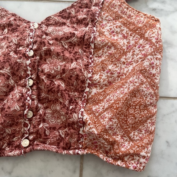 American Eagle Outfitters Patchwork print Camisole in pink/Orange - Picture 3 of 3